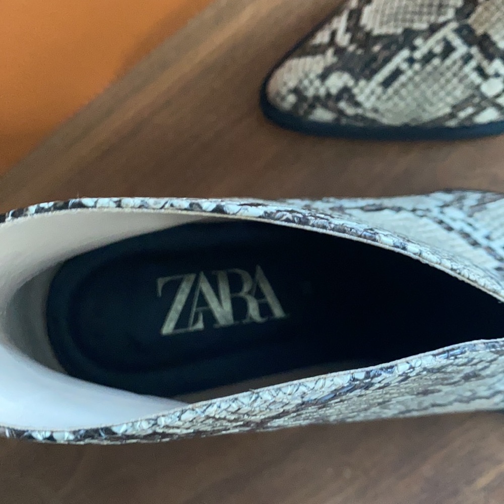 Zara python short cowboy boot - Picture 2 of 3